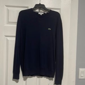LACOSTE navy blue sweater